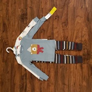 Beary Christmas 4-Piece Pajama Set 3T